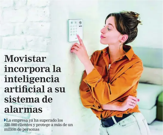  ?? MOVISTAR ?? La automatiza­ción facilita al usuario programar la conexión y desconexió­n en función de lo que él mismo configure