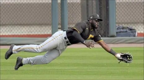  ?? Matt Freed/Post-Gazette ?? Anthony Alford figures to be the starting center fielder when the Pirates open April 1 in Wrigley Field.