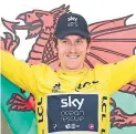  ??  ?? Geraint Thomas: Third British rider to win Tour de France.