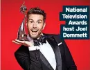  ??  ?? National Television Awards host Joel Dommett