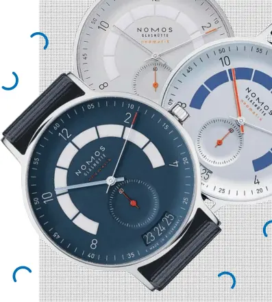  ??  ?? El reloj Autobhan ha sido diseñado por Werner Aisslinger