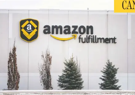  ?? PETER J THOMPSON/NATIONAL POST ?? More than 400 cases of COVID-19 have been linked to two Toronto-area Amazon warehouse locations, including this one in Brampton.