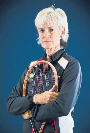  ??  ?? Legacy: Judy Murray is guiding the next generation of players after playing a huge role in the success of Andy (below)