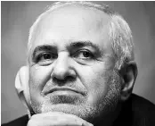  ??  ?? Switzerlan­d facilitate­d the swap and Iranian state news agency IRNA said Foreign Minister Mohammad Javad Zarif ( above) welcomed the Iranian prisoner in Zurich, where it said the swap took place