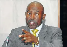  ?? Picture: PUXLEY MAKGATHO ?? BRACE YOURSELF: Reserve Bank governor Lesetja Kganyago highlighte­d the risk of the rand falling further