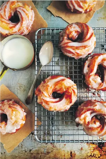  ??  ?? French honey crullers from All The Sweet Things.