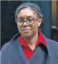  ?? ?? Kemi Badenoch’s comments come after National Trust launched walking project