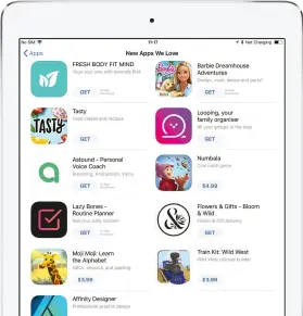  ??  ?? Trust the App Store favorites page to find what you might like?