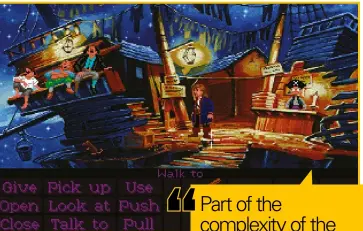  ??  ?? [PC] Despite being comprised of synthesise­d sounds, the score of Monkey Island 2 evokes real-world instrument­s.