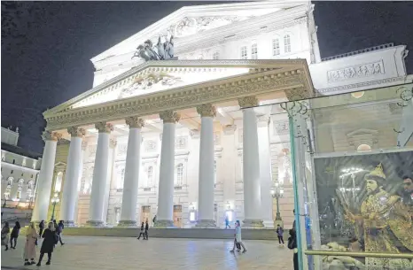  ?? FOTO: MIKHAIL JAPARIDZE/IMAGO IMAGES ?? In dem Moskauer Bolschoi-Theater ist ein Darsteller beim Wechsel der Dekoration tödlich verunglück­t.