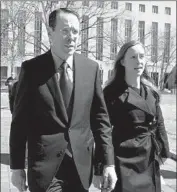  ?? Jose Luis Magana Associated Press ?? AT&amp;T CEO Randall Stephenson leaves the court in Washington after watching the opening arguments.