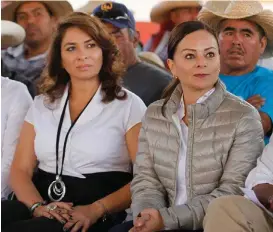  ?? CORTESÍA ?? Laura Vargas acompañó a la candidata al Senado.