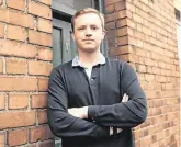  ??  ?? Stuck: Househunte­r Conor McKenna is unable to save up for a deposit to buy his first home because of the high price of rent