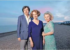  ??  ?? Three’s a crowd: Stephen Rea, Francesca Annis and Imelda Staunton in Flesh and Blood
