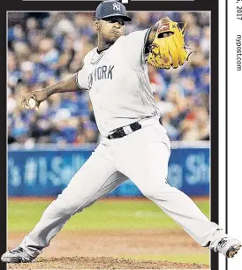  ?? USA TODAY Sports ?? STAFF SEV’-IOR: The Yankees may have lost Sunday, but Luis Severino has proven himself to be the ace the team always hoped he would become.