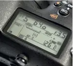  ??  ?? Top-deck LCD read- out panel has built-in illuminati­on, as do the D850’s control keys.