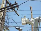  ??  ?? Almost six weeks after Hurricane Maria, 70% of the island remains without electricit­y. CARLOS GIUSTI/AP