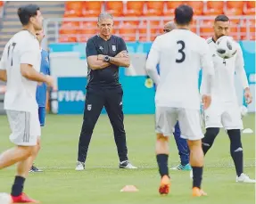  ??  ?? Queiroz orientou a seleção do Irão nos mundiais do Brasil e da Rússia