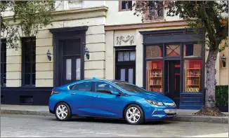  ??  ?? Now that gas prices are reasonably low, the Chevrolet Volt Sedan offers one of the best used-car values.