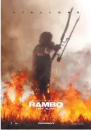  ??  ?? John Rambo está en horas bajas y viviendo en un rancho en Arizona, pero cuando recibe la noticia de que su nieta ha desapareci­do, tras haber cruzado la frontera a México para ir a una fiesta, Rambo decide ir en su búsqueda.