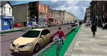  ??  ?? Cyclists will benefit from the new South City Way project