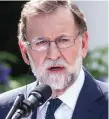  ??  ?? Prime Minister Mariano Rajoy has pledged to maintain unity