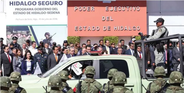  ?? JORGE SÁNCHEZ ?? Aseguró que su gobierno seguirá trabajando con los municipios sin distingo de partidos.