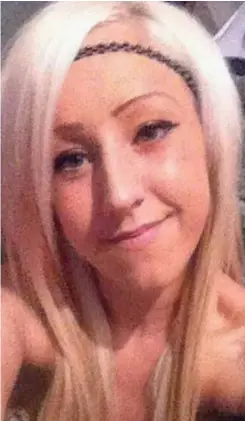  ??  ?? Brutal end: Kellie Gillard, 25, died after James Tobin, left, slapped her, causing her to hit her head on the wall