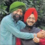  ?? HT FILE ?? Navdeep Singh with his father Gopal Singh.