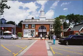  ?? Grace Duffield / Hearst Connecticu­t Media ?? New Canaan Town Council members received 44 emails about plans to renovate the New Canaan Playhouse Theater, which were mostly in favor, according to Town Council member Robin Bates-Mason.