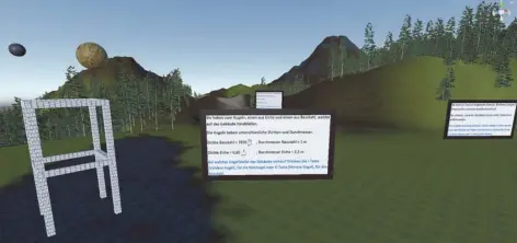  ?? ?? DimensionL­ab3 vermittelt Grundwisse­n aus den Naturwisse­nschaften und Technik im virtuellen Spiel.