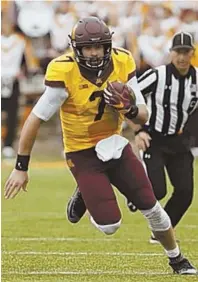  ?? AP PHOTO ?? GOOD BET: Quarterbac­k Mitch Leidner and the Golden Gophers should beat Penn State.