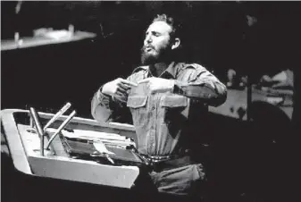  ??  ?? Fidel realizó cuatro visitas a la ONU, en 1960, en 1979, en 1995 y en el 2000. | foto: Tomada del sitio Fidel soldado de las ideas