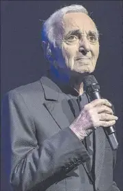  ?? FERRAN SENDRA ?? Charles Aznavour, en el Liceu el viernes.