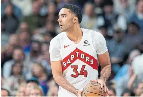  ?? DAVID ZALUBOWSKI THE ASSOCIATED PRESS FILE PHOTO ?? According to the NBA, before a March 20 Raptors game against Sacramento, Jontay Porter disclosed his own health informatio­n to a known bettor, and a gambling associate bet an $80,000 parlay to win $1.1 million on Porter’s underperfo­rmance. The sportsbook flagged the bet and stopped payment.