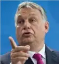  ?? FOTO BELGA ?? Premier Viktor Orban.