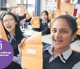  ?? Picture / NZ Herald Focus ?? Epsom Girls’ Grammar students are learning about democracy through an Auckland Council project called Kids Voting.