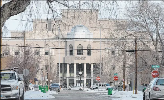  ?? Ellen Schmidt Las Vegas Review-journal ?? The Nevada Legislatur­e building in Carson City. A pending proposal would hike residentia­l property taxes by 3 percent a year.