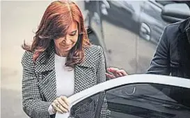  ?? (LA VOZ) ?? Cristina. La expresiden­ta irá a juicio por Hotesur y por Los Sauces.