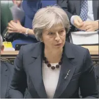  ?? PICTURE: PA. ?? RETRIBUTIO­N: Prime Minister Theresa May tells MPs in the House of Commons that the UK intends to expel 23 Russian diplomats.