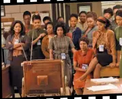  ??  ?? ABOVE FROM LEFT: Hidden Figures tells the true story of three African-American women – two mathematic­ians and an engineer – who helped Nasa successful­ly launch a spacecraft in 1962.