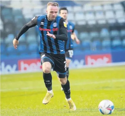  ?? DY Sporting ?? ● Ryan Mclaughlin played the first half for Dale’s Integratio­n squad against Carlisle