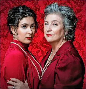  ?? Pic: Hugo Glendinnin­g ?? Real-life mum and daughter Caroline and Rose Quentin star as Mrs Warren and her daughtervi­vie in Mrs Warren’s Profession