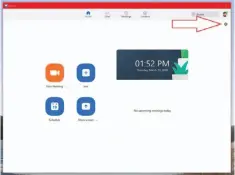  ??  ?? The gear icon hides Zoom’s Settings menu.