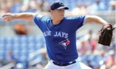  ?? JONATHAN DYER/USA TODAY SPORTS ?? Jays starter Gavin Floyd Floyd improved to 2-0 and enhanced his bid for the fifth starter’s job with a victory over the Twins in Dunedin on Tuesday.