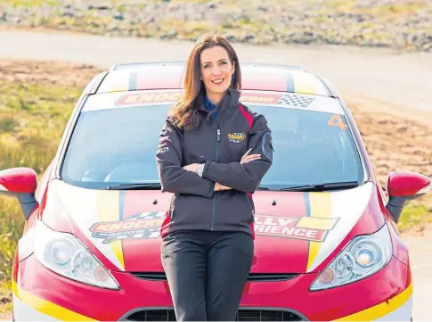  ??  ?? LIFE IN FAST LANE: Jillian Shedden, managing director of Knockhill Racing Circuit, which has received £330,000.