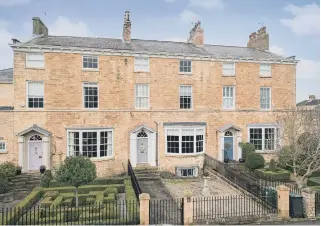  ??  ?? GREAT ADDITION: This Georgian townhouse has many period features along with a sensationa­l
21st century extension overlookin­g the garden at the rear.