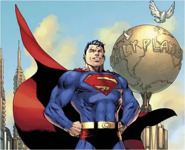  ??  ?? The cover to ‘Action Comics' No. 1000 was illustrate­d by DC co-publisher Jim Lee. — DC Entertainm­ent