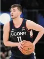  ?? Nick Wass/Associated Press ?? UConn’s Alex Karaban is in the running for the Big East Newcomer of the Year.