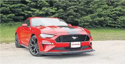  ?? SAMI HAJ-ASSAAD AUTOGUIDE.COM ?? The Mustang GT 2020 is perfect for those who want the most engaging and rewarding driving experience out of a sports car.